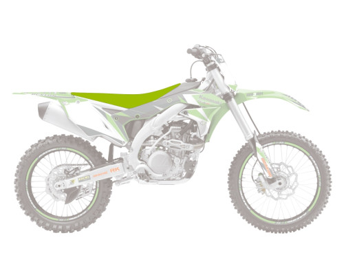 Чохол на сидіння blackbird / чохол на сидіння kawasaki kxf 250 '09-'12, kxf 450 '09-'11 pyramid (pmd) колір зелений