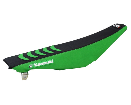 Чохол на сидіння blackbird / чохол на сидіння kawasaki kxf 250 '13-'20, kxf 450 '12-'18 подвійна ручка 3 кольори чорний зелений