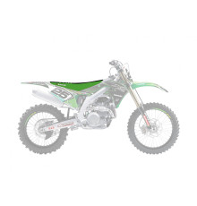 Чохол на сидіння blackbird / чохол на сидіння kawasaki kxf 250 '21-'23, kxf 450 '19-'23 подвійна ручка 3 кольори зелений чорний