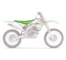 Чохол на сидіння blackbird kawasaki kxf 250/450 '06-'08 подвійна ручка 3 кольори чорно-зелений