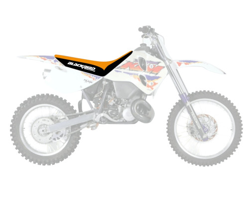 Чохол на сидіння blackbird / чохол на сидіння ktm 2t '93-'97 (2-тактний all balls моделі) колір помаранчевий чорний