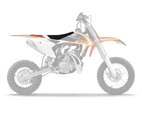Чохол на сидіння blackbird / чохол на сидіння ktm sx 50 '16-'23 dream 4 колір чорний помаранчевий білий