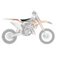 Чохол на сидіння blackbird / чохол на сидіння ktm sx 65 '16-'23 dream 4 колір чорний помаранчевий білий