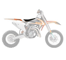 Чохол на сидіння blackbird / чохол на сидіння ktm sx 65 '16-'23 dream 4 колір чорний помаранчевий білий