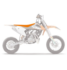 Чохол на сидіння blackbird / чохол на сидіння ktm sx 65 '16-'23 піраміда (pmd) колір помаранчевий