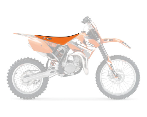 Чохол на сидіння blackbird / чохол на сидіння ktm sx 85 '04-'12 з подвійною ручкою 3 кольори чорно-помаранчевий