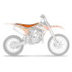 Чохол на сидіння blackbird / чохол на сидіння ktm sx 85 '13-'17 з подвійною ручкою 3 кольори чорно-помаранчевий