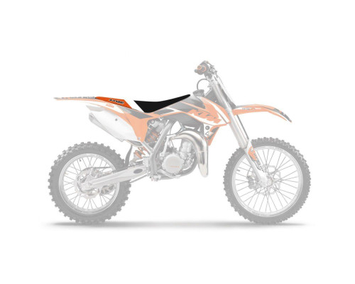 Чохол на сидіння blackbird / чохол на сидіння ktm sx 85 '13-'17 dream 4 колір чорний помаранчевий білий