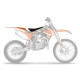 Чохол на сидіння blackbird / чохол на сидіння ktm sx 85 '13-'17 dream 4 колір чорний помаранчевий білий