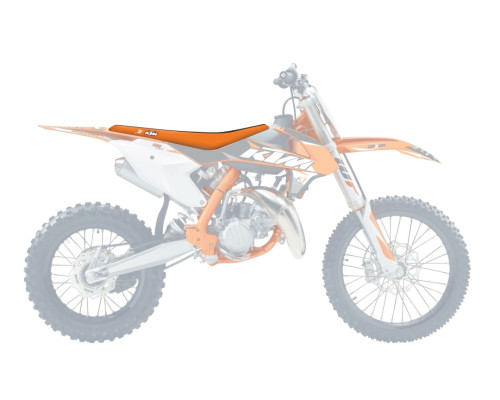 Чохол на сидіння blackbird / чохол на сидіння ktm sx 85 '18-'23 подвійна ручка 3 кольори помаранчевий чорний