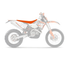 Чохол на сидіння blackbird / чохол на сидіння ktm sx/sxf '07-'10, exc/excf '08-'11 піраміда (pmd) колір помаранчевий