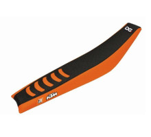 Чохол на сидіння blackbird / чохол на сидіння ktm sx/sxf '11-'15, exc/excf '12-'16 подвійна ручка 3 кольори чорно-помаранчевий