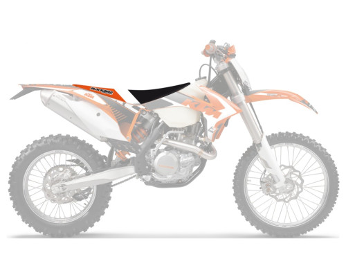 Чохол на сидіння blackbird / чохол на сидіння ktm sx/sxf '11-'15, exc/excf '12-'16 dream 4 колір чорний/помаранчевий/білий