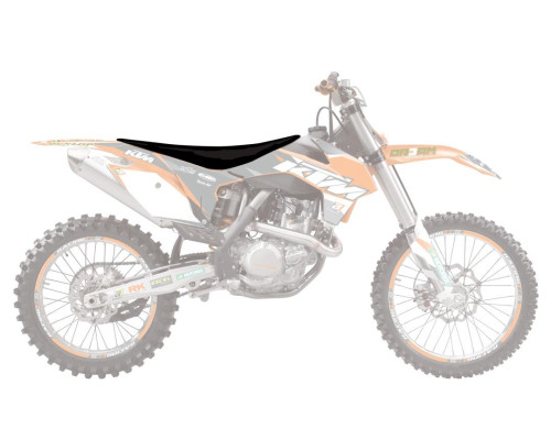 Чохол на сидіння blackbird / чохол на сидіння ktm sx/sxf '11-'15, exc/excf '12-'16 піраміда (pmd) колір чорний