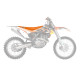 Чохол на сидіння blackbird ktm sx/sxf '11-'15, exc/excf '12-'16 replica trophy 2022 колір помаранчевий (замінює 1521r20)