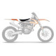 Чохол на сидіння blackbird / чохол на сидіння ktm sx/sxf '16-'18, exc/excf '17-'19 dream 4 колір чорний помаранчевий білий