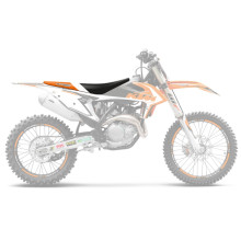 Чохол на сидіння blackbird / чохол на сидіння ktm sx/sxf '19-'22, exc '20-'23 dream 4 колір чорний помаранчевий білий