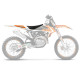 Чохол на сидіння blackbird / чохол на сидіння ktm sx/sxf '19-'22, exc '20-'23 dream 4 колір чорний помаранчевий білий