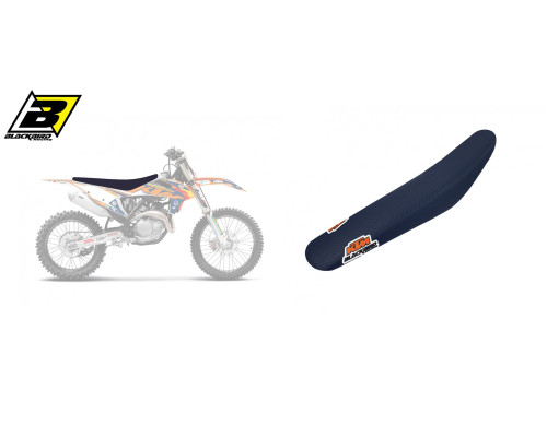 Чохол на сидіння blackbird / чохол на сидіння ktm sx/sxf '19-'22, exc '20-'23 moon logo ktm колір темно-синій