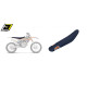 Чохол на сидіння blackbird / чохол на сидіння ktm sx/sxf '19-'22, exc '20-'23 moon logo ktm колір темно-синій