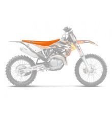 Чохол/накидка на сидіння blackbird ktm sx/sxf '19-'22, exc '20-'23 replica trophy 2022, колір помаранчевий (замінює e1528r20)