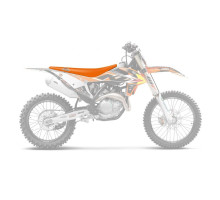 Чохол/накидка на сидіння blackbird ktm sx/sxf '19-'22, exc '20-'23 replica trophy 2022, колір помаранчевий (замінює e1528r20)