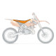 Чохол на сидіння blackbird / чохол на сидіння ktm sx/sxf '98-'06, exc/excf '98-'07 (sx all balls моделі '98-'06) (exc all balls моделі '98-'07) подвійна ручка 3 кольори чорно-помаранчевий