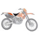 Чохол на сидіння blackbird / чохол на сидіння ktm sx/sxf '98-'06, exc/excf '98-'07 (sx all balls моделі '98-'06) (exc all balls моделі '98-'07) dream 4 колір помаранчевий чорний