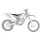 Чохол на сидіння blackbird / чохол sherco se/sef '17-'23 (se/sfe all models '17-'24) зебра колір чорний синій
