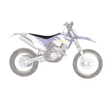 Чохол на сидіння blackbird / чохол sherco se/sef '17-'23 (se/sfe all models '17-'24) зебра колір чорний синій