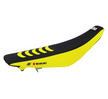 Чохол на сидіння blackbird / чохол на сидіння suzuki rm 125/250 '01-'23 подвійна ручка 3 кольори чорно-жовтий