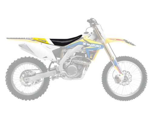 Чохол на сидіння blackbird / чохол на сидіння suzuki rmz 450 '08-'17 dream 4 колір чорний жовтий білий