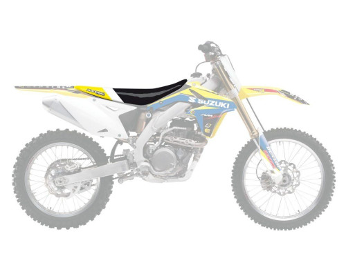 Чохол на сидіння blackbird / чохол на сидіння suzuki rmz 450 '08-'17 dream 4 колір чорний жовтий білий