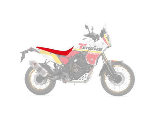 Чохол / накидка на сидіння blackbird YAMAHA tenete 700 '20-'23 червоно-чорний (цілісний чохол для ралі-рейдів)