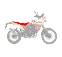 Чохол / накидка на сидіння blackbird YAMAHA tenete 700 '20-'23 червоно-чорний (цілісний чохол для ралі-рейдів)