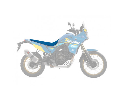 Чохол / накидка на сидіння blackbird YAMAHA tenete 700 '20-'23 колір синій чорний (цілісний чохол для ралі)