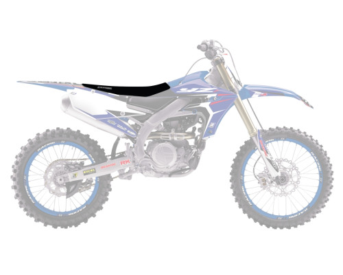 Чохол на сидіння blackbird / накидка на сидіння YAMAHA yz 250f '19-'23,wr 250f '20-'23, yz 450f '18-'22,wr 450f '19-'23 zebra колір чорний синій