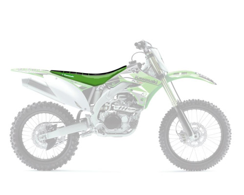 Blackbird чохол на сидіння / чохол на сидіння kawasaki kxf 250/450 '06-'08 зебра колір чорно-зелений