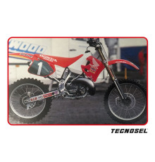 Tecnosel (blackbird) чохол / накидка на сидіння HONDA cr 125 '93-'97, cr 250 '92-'96, replica team HONDA '92, червоний, напис HONDA