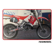 Tecnosel (blackbird) чохол / накидка на сидіння HONDA cr 125 '93-'97, cr 250 '92-'96, replica team HONDA '92, червоний, напис HONDA