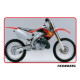 Tecnosel (blackbird) чохол / накидка на сидіння HONDA cr 125 '98-'99, cr 250 '97-'99, репліка oem HONDA '98, чорний / червоний, логотип tecnosel