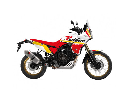 Набір наклейок (деколі) blackbird + чохол на сидіння YAMAHA xtz 700 '20-'23 (t7) червоно-чорний