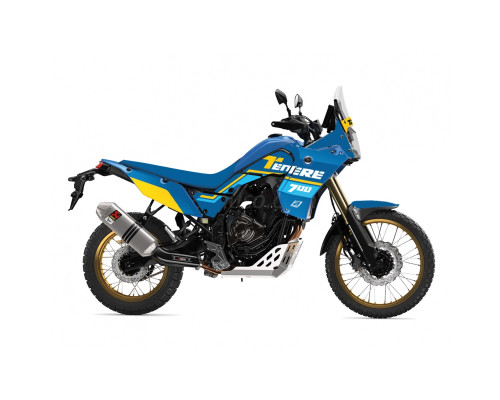 Набір наклейок (деколі) blackbird + чохол на сидіння YAMAHA xtz 700 '20-'23 (t7) колір синій чорний