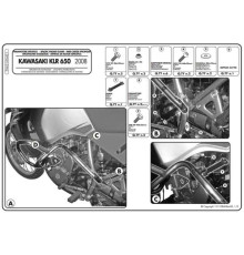 Захист двигуна kappa kawasaki klr 650 чорний