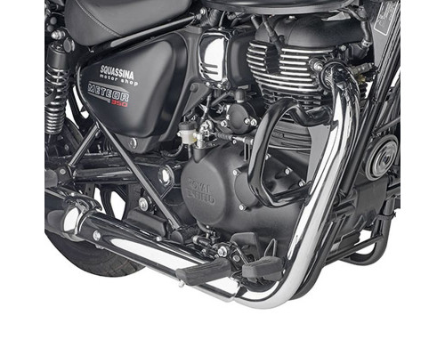 Kappa gmole захисні кожухи двигуна royal enfield meteor 350 '21 - чорний