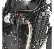 Kappa gmole решітки двигуна triumph bonneville t100 (17-19), bonneville t120 (16-19), street twin 900 (16-19) black