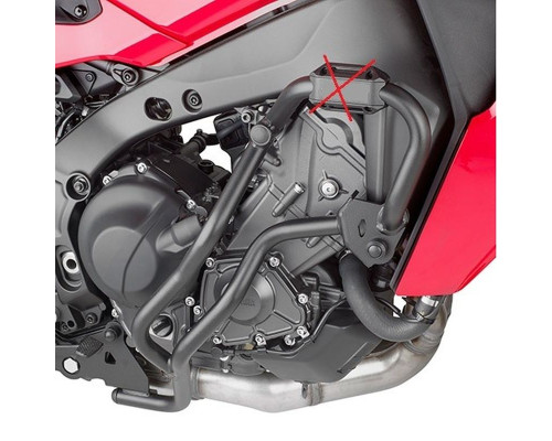 Kappa дуги захисту двигуна YAMAHA tracer 9 '21-'22 black - замінити kn2159 - незначні пошкодження фарби
