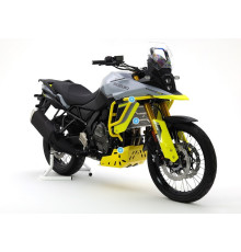 Алюмінієва кришка двигуна crosspro gmole suzuki v-strom 800 / 800 de '23-'24, колір чорний, текстурований