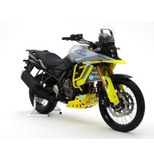 Алюмінієві підкрилки двигуна crosspro gmole suzuki v-strom 800 / 800 de '23-'24, колір чорний, текстурований