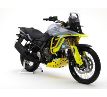 Алюмінієві підкрилки двигуна crosspro gmole suzuki v-strom 800 / 800 de '23-'24, колір чорний, текстурований